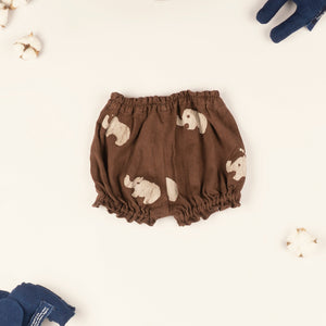 Elephant Print Diaper Pants set